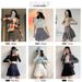 Aria Basics Aria Basics Russian Short Pleated For Women, Winter Half 2026 New Spring And Autumn High-waisted JK Skirt, Slimming A-line Skirt_ecoleips.com