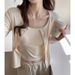 Modal Cardigan Versatile Thin Jacket Casual High-End Feel Sunscreen Clothing Air Conditioning Shirt_ecoleips.com