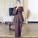 Verve 2025 Autumn Dubai Muslim Top And Pants Two-Piece Set_ecoleips.com