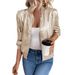 European And American Cross-border 2026 New Solid Color Zipper Design Early Spring Thin Slim-fit Casual Jacket_ecoleips.com