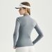 Women's Yoga Jacket With Zipper, Stand-Up Collar, Patchwork Sports Top, Slim Fit, Long Sleeve, Suitable For Running,_ecoleips.com