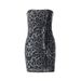 European And American Women's Fashion 2025 Autumn New Style Fashionable Sexy Sequin Leopard Print Tube Top Bodycon Dress_ecoleips.com