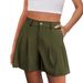 European And American Cross-border New 2026 Spring/summer Urban Style Elegant Women's High-waisted Casual Shorts_ecoleips.com