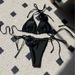 Women's Clothing Drawstring Strap Split Swimsuit Bikini Bikini_ecoleips.com