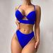 Women's Clothing Swimsuit One Piece Steel Support Hard Cover Nylon Solid Color Hollow Sexy Bikini_ecoleips.com