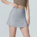 Nylon High Waist Pocket Sports For Women Skort Running Anti-Exposure Yoga Fitness Tennis Skirt_ecoleips.com