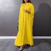 Women's Clothing New Loose Single Breasted Pleated Cardigan Large Size Dress_ecoleips.com