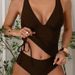 High-Waist Bikini Set – Adjustable Ties & Removable Padding (S-XL, 4 Colors) – Quick-Dry & UPF50+ Swimwear For Beach & Pool_ecoleips.com