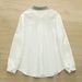 Double-Layer Cotton Yarn Long-Sleeved Shirt Women's Autumn Vintage Artistic Embroidered Collar Soft Skin-Friendly Breath_ecoleips.com