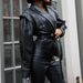 Women's Vintage-Inspired PU Leather Jacket With Belted Waist & Notched Lapel – Stylish Faux Leather Coat For Winter & Fall_ecoleips.com