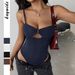Diyun European And American Y2K Hot Girl Solid Color Strapless Sexy Tank Top Jumpsuit Women's Clothing 2026 Summer_ecoleips.com