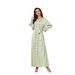 Women's Clothing Muslim Temperament New Women's Clothing Hot Diamond Long Sleeve V Neck Large Swing Dress Ins_ecoleips.com