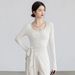 Yoga Top With Adjustable Straps, Slim-fit Workout Wear, Long-sleeved Dance Training Attire, Pilates Quick-dry Activewear_ecoleips.com