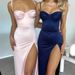 Women's Clothing Autumn And Winter New Suspenders Slit Waist Sexy Slim Women's Long Skirt INS Dress_ecoleips.com