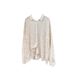 Elegant Inspired Embroidered Blouse - Soft Cotton Long Sleeve V-Neck Top With Lace Detailing, Loose Fit Casual Chic Shirt For Women_ecoleips.com