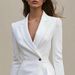 Women's Clothing 2026 New Style Lapel Wooden Trim Ear Decoration Elegant Suit Dress For Women_ecoleips.com
