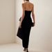 Sexy Tube Top Dress - Black Elegant Irregular Sleeveless Dress For Women | European & American Style_ecoleips.com