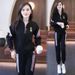 Women's Casual Sportswear Suits Loose Fashionable Trendy Two Piece Set Sweatshirts And Sweatpants Spring Autumn New_ecoleips.com