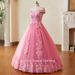 Elegant Sequin Evening Gresses For Women, One-Shoulder A-Line Long Party Dress For Banquet, Prom, Host, Pageant, Cocktail_ecoleips.com