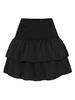 Aria Basics Aria Basics 2024 New European And American Women's Fashion Pleated Ruffle Print Skirt, Stylish Floral Short Skirt_ecoleips.com
