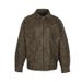 【No Returns Or Exchanges】Washed Vintage Motorcycle Leather Jacket Set Sexy Hot Girl Workwear Mini Skirt For Women_ecoleips.com