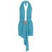 Women's Clothing Summer Sexy Hot Girl Women's Tie Up Deep V Dress Style Pleated Metal Decoration For Formal & Casual For Women_ecoleips.com