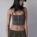 Women's Clothing Badblood short camisole single breasted women's slim navel baring sexy sleeveless inner wear hot girl top trend_ecoleips.com