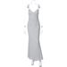 French Style Polka Dot Sexy Deep V Strapless Long 2025 Winter New Fashion Slim Fit Camisole Dress Wholesale_ecoleips.com