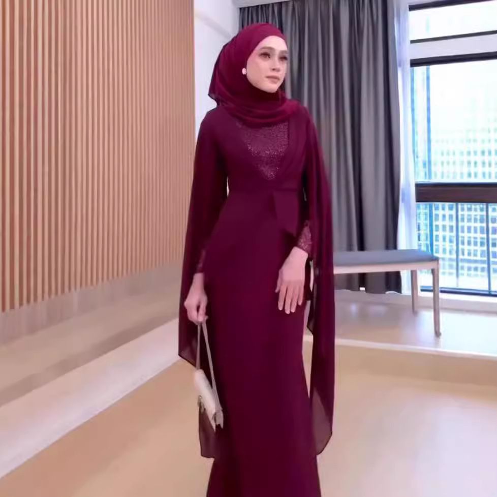 Women's Clothing Hot Stamping Sequins Design Waist Slimming Dress_ecoleips.com