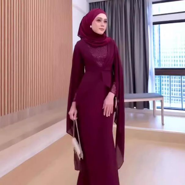 Women's Clothing Hot Stamping Sequins Design Waist Slimming Dress_ecoleips.com