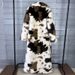 Women’s Long Faux Fur Coat – Cow Print Winter Coat With Suit Collar (S/M/L/XL)_ecoleips.com