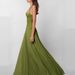 Women's Sexy Halter Neck Backless Low Waist Pleated Suspender Dress Fashionable_ecoleips.com
