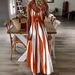 Summer Casual Printed Long Dress V Neck Sleeveless Women's Clothing European American Style Bestseller 2025_ecoleips.com