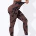 Women's Clothing Tie Dyed Seamless Yoga Pants High Waist Tight Quick Drying Sports Leggings Peach Hip Running Fitness Trousers_ecoleips.com