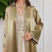 "Elegant Embroidered Long Sleeve Cardigan Coat For Muslim Women – Modest Trench Robe With Solid Color Design"_ecoleips.com