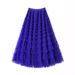 new French long skirt for women temperament elegant solid color high waist mesh cake skirt puffy skirt_ecoleips.com