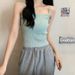 Summer French Niche Design Top Ins Trend Internet Celebrity Slim Fit Outerwear Knitted Vest Inner Wear Small Camisole_ecoleips.com