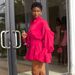 Summer Fashion Design Women's Long Sleeved Shirt And High Waisted Skirt Set European And American Style Niche Clothing_ecoleips.com