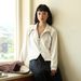 Autumn Winter Solid Color Double Zipper Long Sleeve Sweatshirt Women Outerwear American Style Short Cardigan Top_ecoleips.com