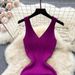 YuooMuoo Chic Fashion Sexy Wrap Hips Split Knitted Autumn Dress Women Slim Elastic Bodycon Long Dress Streetwear Outfits Vestido_ecoleips.com