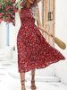 YD8142 European American Women's Clothing 2023 Spring/summer New Floral Dress, Elegant And Stylish Vacation Long Skirt_ecoleips.com