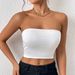 Women's Sexy Navel Baring Tube Top One Piece Strap Vest Outerwear Wrap Cross Style European American Hot Fashion_ecoleips.com