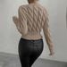 Chunky Cable Knit Sweater – Oversized Nordic Pullover With Relaxed Fit (S-XL, Off-White/Black/Khaki)_ecoleips.com