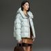 girl Girl Longing For Goose Down Jacket Women High-End Color-Block Hooded Short Loose Thickened Warm Coat Winter 2025 New Model_ecoleips.com
