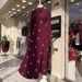 Muslim Dress Women's Elegant Floral Dress Round Neck Long Sleeve Slimming American Style Summer New Arrival_ecoleips.com