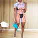 Trendy Street Style 3D Body Print Short Sleeve Dress Women Sexy Slim Tight Bodycon Party Mini Dress_ecoleips.com