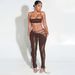 European American Foreign Trade 2026 New Women's Fashion Sexy Lace-up Tank Top And Street Style Tie-up Long Pants_ecoleips.com