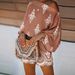 Women's Summer Off-Shoulder Printed Two-Piece Set European American Style Loose Casual Long-Sleeved Shorts Ensemble_ecoleips.com