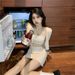 Internet Celebrity Street Style Salt Series Women's Summer Three-Piece Set 2025 New Sexy Strapless Cardigan Bodycon_ecoleips.com