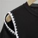 Women's Clothing Summer Off Shoulder Knitted Short Sleeved Tops Fashionable And Casual Wide Leg Pants Slimming Sports Two Piece Suits_ecoleips.com